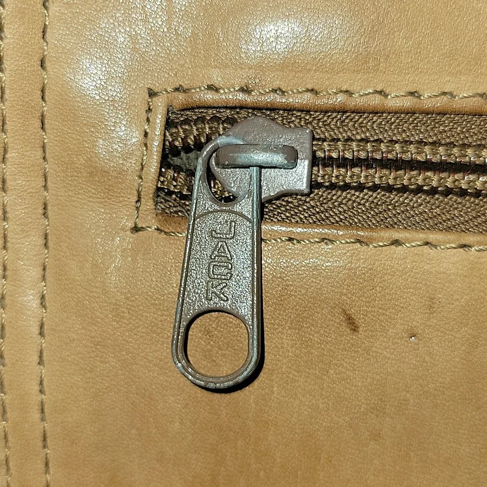Tan Leather Breifcase Laptop Bag